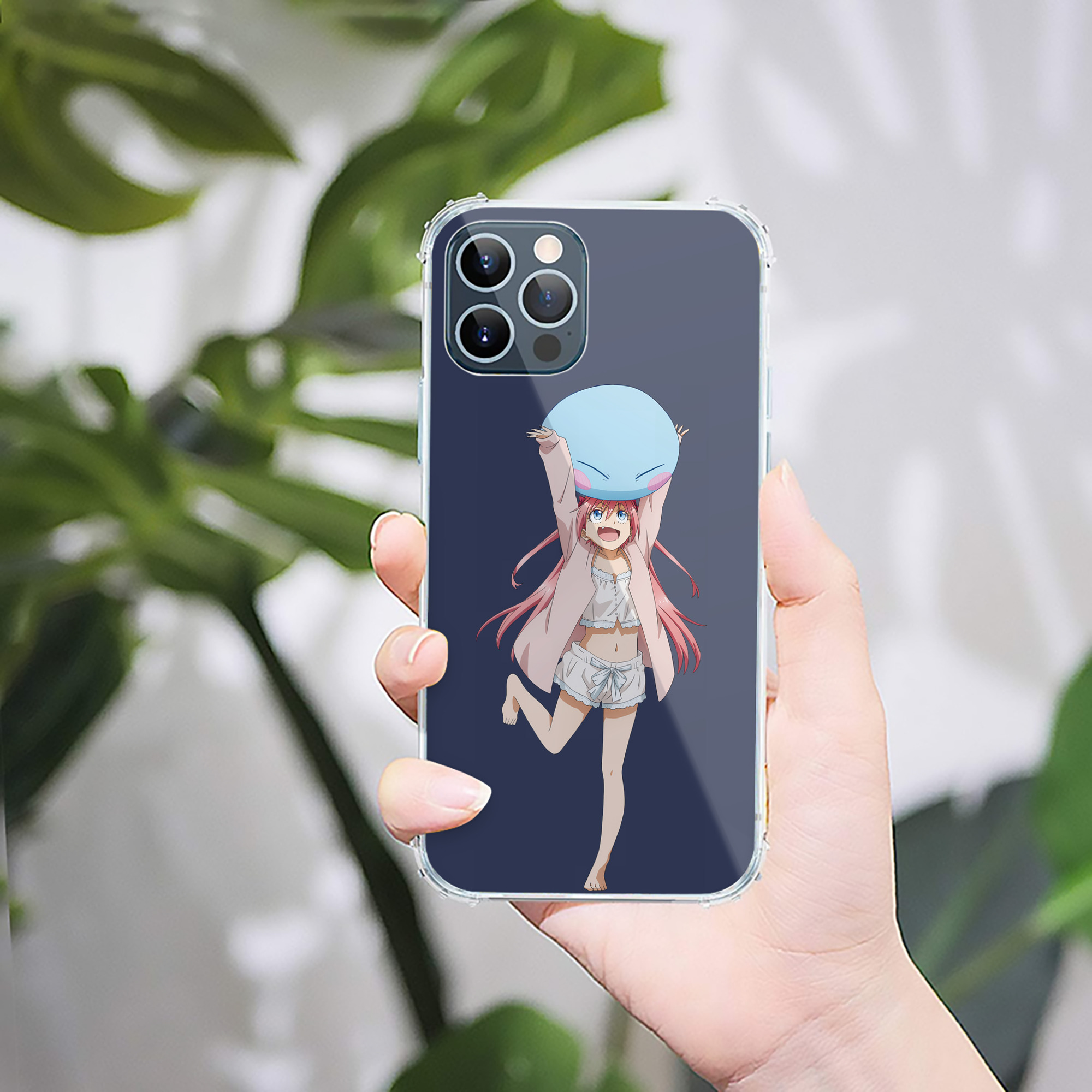（画像用） 転スラ Regarding Reincarnated to Slime 【iPhone 12シリーズ対応】透明スマホケース（クリアソフトケース）